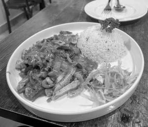 Chicken Strognoff With Butter Rice