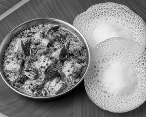 Kari Patta Paneer With Appam