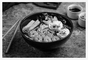 Spicy Miso Prawns Ramen