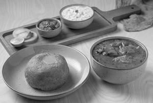 Ragi Sangati With Kodi Pulusu