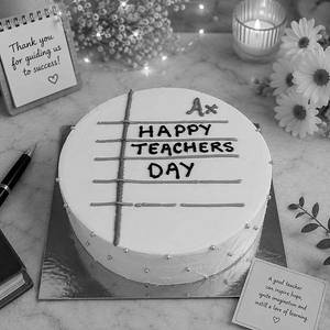 Teacher’s Day Notebook Cake