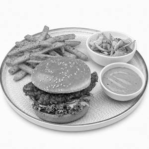 Crispy Korean Chicken Burger