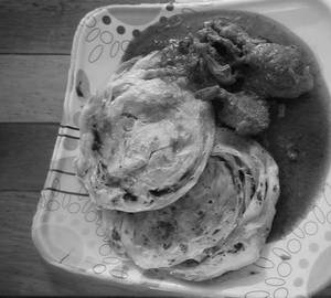 Porataa (01) With Chicken Curry (02) Pcs