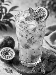 Passion Fruit Mint Cooler