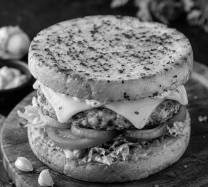 Garlic Bread Cheese Burger