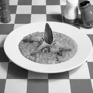 Creamy Pesto Prawn Risotto