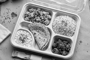Paneer Bhurji Thali
