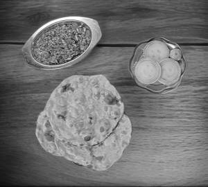 Paneer Bhurji With 4 Roti Combo