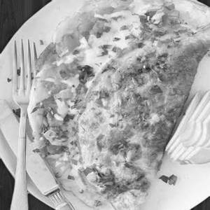 Cheese Tomato Omelette