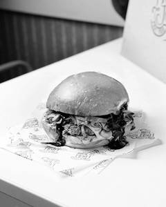 Honey BBQ Fried Chicken Burger