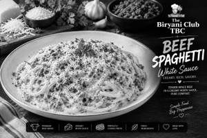 Beef Spaghetti White Sauce