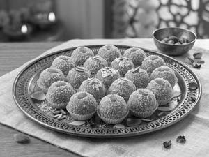 Rose Coconut Laddu