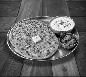 2 Paneer Paratha + Dahi + Pickle