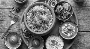Chicken Dum Biryani Thali