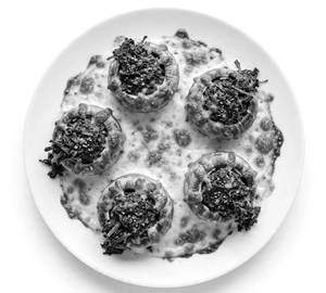 Funghi Spinaci Alla Parmigiano