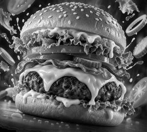 Classic chicken burger