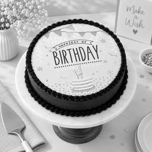 Chocolate Birthday Poster Cake (500 g)