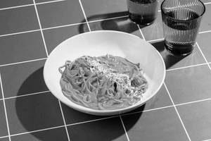 Gochujang Basil Linguine Pasta
