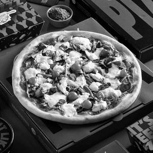 Jain Burrata Pizza