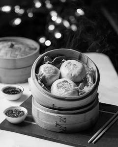 Pan Seared Protein Bao.