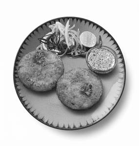 Bhetki Fish Chop 2 Pcs & Kasundi