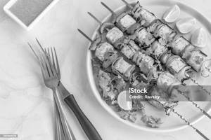Paneer Tikka With Salad