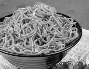 Mixed Veggies Schezwan Noodles
