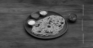 Mattar Paneer Paratha
