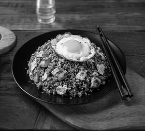 Double Egg Chicken Rice