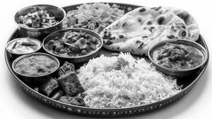 North indian thali