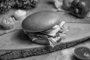 Smash Chicken Burger