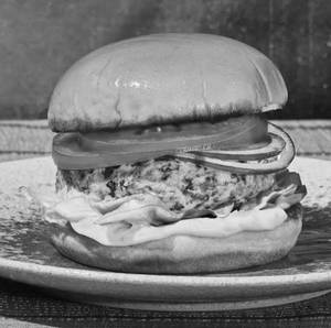 Spicy chicken burger