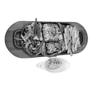 Grilled Fish in Lemon Butter Sauce