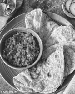 Chapati. +. Bhaji