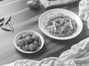 Mix Fried Rice [h] + Paneer Chilly [h]