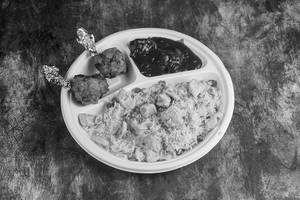 Chicken Lollipop (2pcs) + Chilli Chicken (2pcs) + Chicken Fried Rice