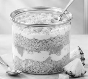 Eggless Pineapple Jar Cake (150 Gms)