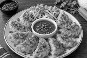 Veg Pan Fried Momos