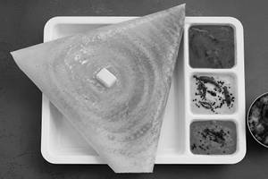 Butter plain dosa