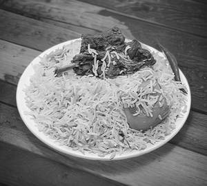 Mutton Egg Biryani