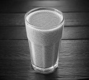 Ragi Jaava with milk,salt