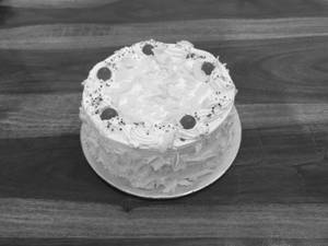 White forest exotic cake