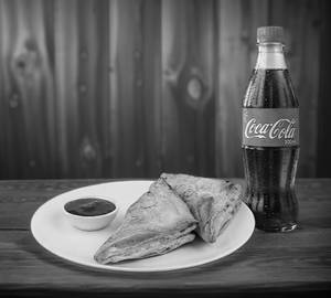 Aalu Patties(2 piece)+coke