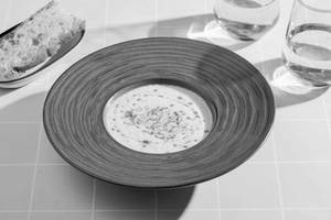 Prawns White Garlic & Parmesan Soup
