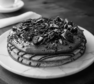Cookie oreo crunch pancakes