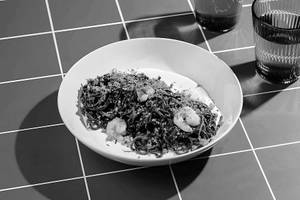 Squid Ink Angel Hair Pasta