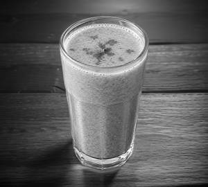 Ragi Jaava With Buttermilk With Sugar