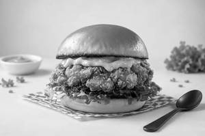 Chicken Patty Cheese Burger