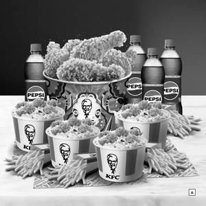 Pujo Popcorn Feast (4 Bowls, 4 HC, 4 Pepsi