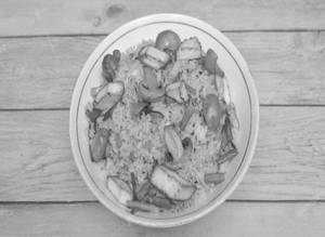 Mushroom Paneer Fried Rice